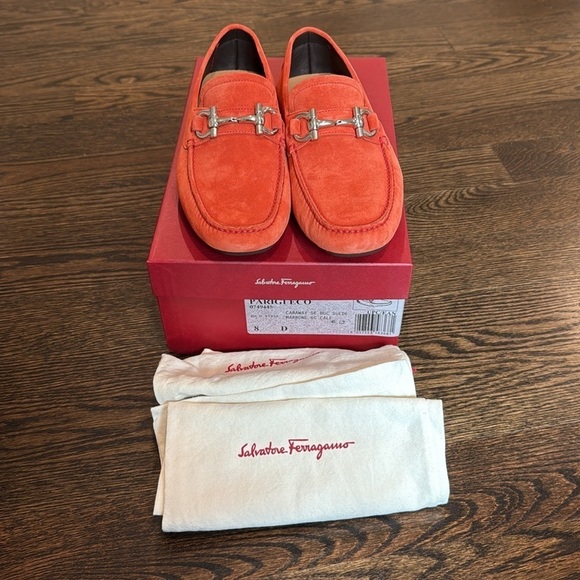 Salvatore Ferragamo Men’s Candy Apple Parigi Loafers Size 7 main image 9